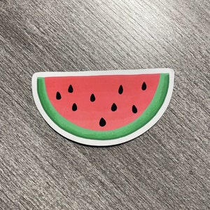 Watermelon Vinyl Fridge Magnet - Original Art - flexible magnet - Melon - Summer Fruit Magnet