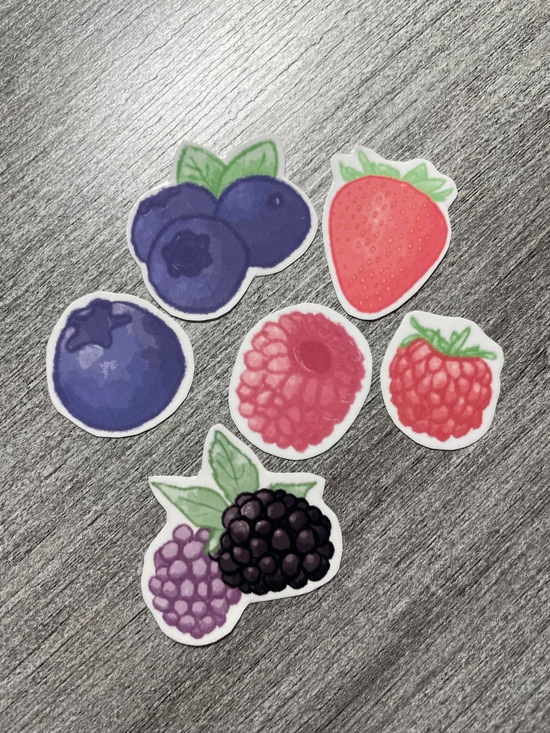 Summer Berry Clear Vinyl Sticker Collection, Waterproof - Etsy