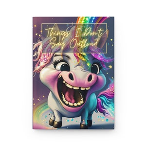 Unicorn Journal | Diary | Notebook | Unicorn Notebook | Personal Journal | Gift | Funny Unicorn