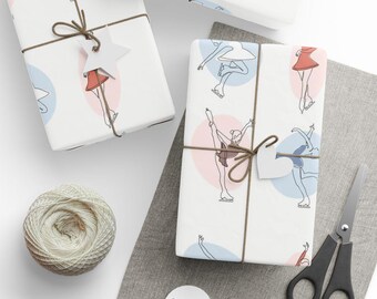 Figure Skating Wrapping Paper
