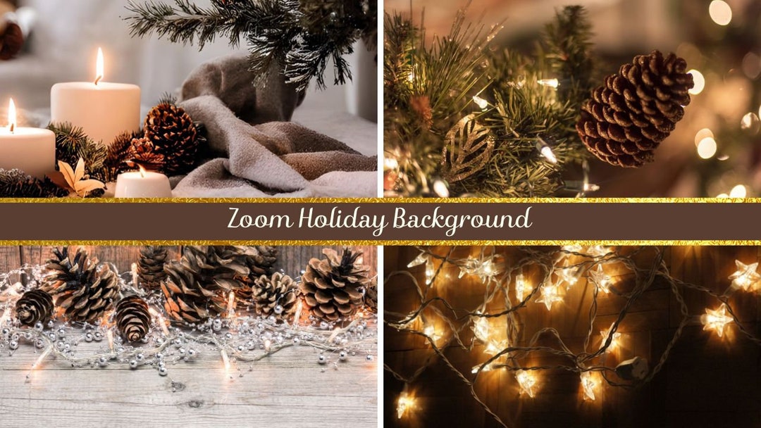 Christmas Background Zoom Background Zoom Meeting Virtual Etsy UK