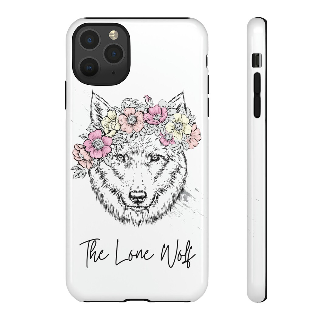 Lone Wolf Phone Case Samsung Phone Case Tough Tough Case Etsy UK