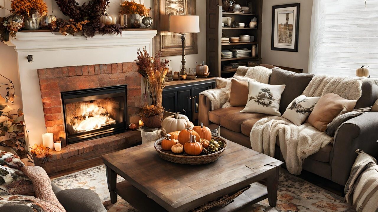 Holiday Zoom Background: Cozy Christmas Cabin, Zoom Background, Virtual