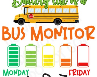 Battery life of a bus monitor PNG