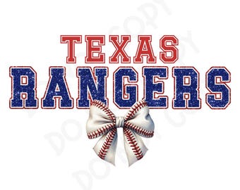 Texas Rangers Bow PNG