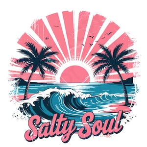 Salty Soul Retro PNG
