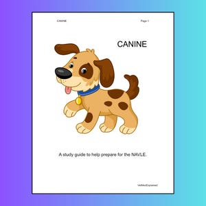 Canine Vet Med Study Guide for the NAVLE