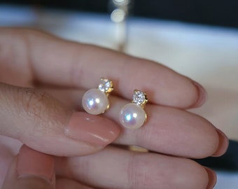 Pendiente de perlas de agua dulce, Pendiente de perlas de piedras preciosas, Pendientes colgantes de perlas, Pendientes de perlas, Pendientes colgantes de perlas