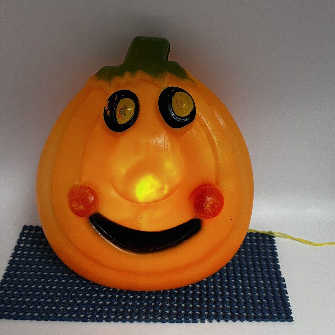 RARE 1997 Jack O' Lantern Light up Blow Mold Plastic Halloween Decor ...