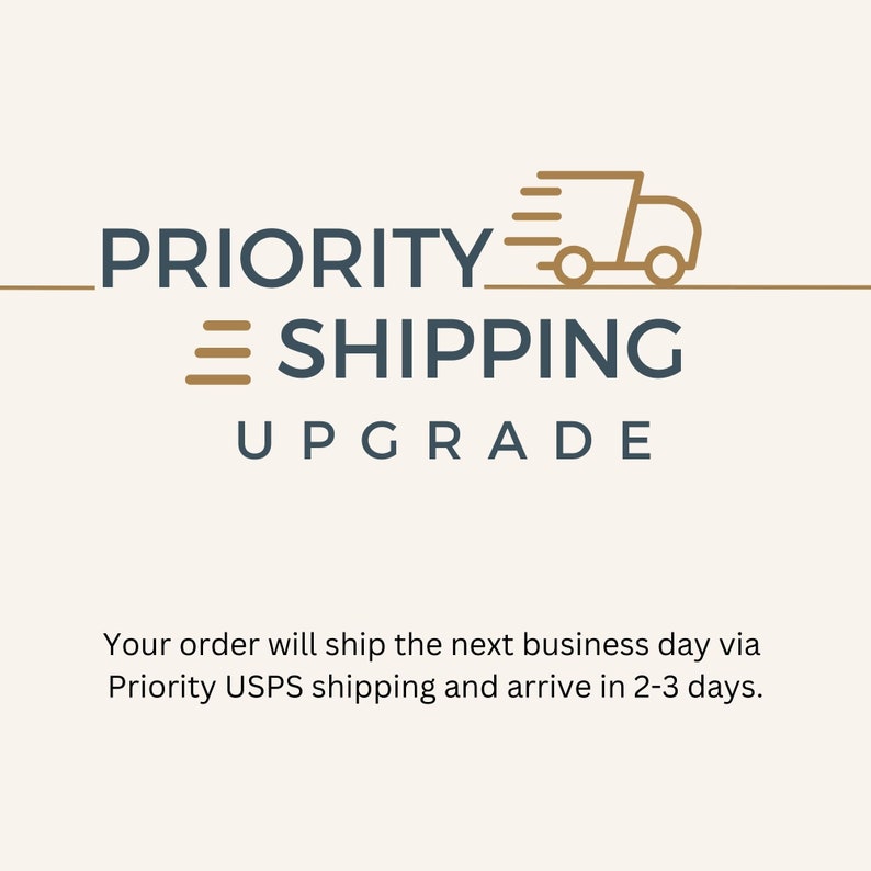Priority Shipping Upgrade image 1