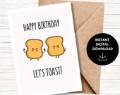Cute Birthday Card Funny Birthday Card Printable Birthday - Etsy