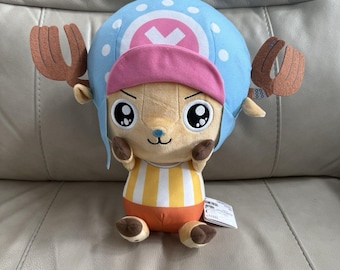 Peluche Bandai Tony Tony Chopper, exclusivité japonaise avec étiquettes One Piece Anime EUC