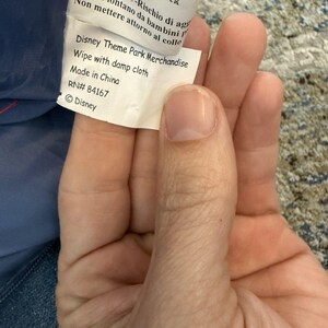 Bolso de mano vintage de mezclilla con bordado de Mickey Mouse de Disney World Parks, 17 x 17 EUC HTF imagen 8