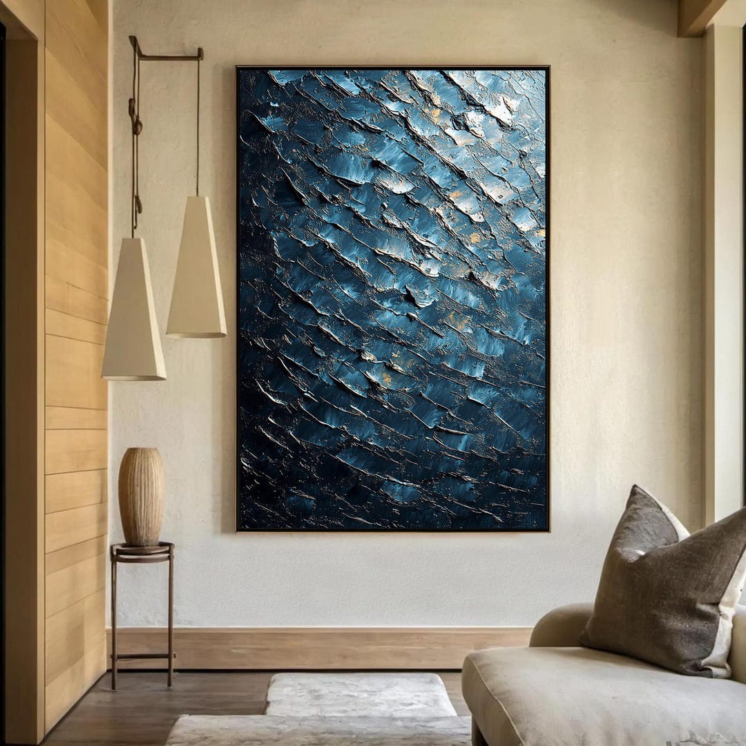 Original Textured Oil Painting on Canvas, Modern Abstract Wall Art ...