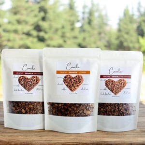 Handmade Granola 3-Bag Variety: Dark Chocolate & Coffee Flavors