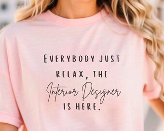 Lustiges Interior Designer Shirt Geschenk - Süßes & Humorvolles T-Shirt für Innenarchitekten - Perfekte Geschenkidee