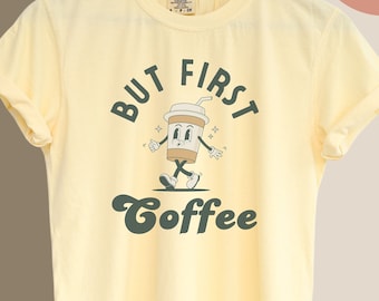 Kaffee Shirt, Retro Kaffee Shirt, Kaffee Liebhaber Shirt, Retro Kaffee Shirt für Kaffeeliebhaber, perfektes Geschenk für Kaffeeliebhaber, trendiges Kaffee T-Shirt