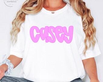 Camiseta con nombre personalizado / Camiseta con nombre personalizado / Camiseta Comfort Colors® personalizada, camiseta extragrande personalizada, camiseta personalizada, camiseta personalizable