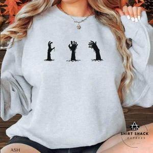Halloween Zombie Shirt, Cute Zombie Shirt, Womens Halloween Shirt, Cute Fall Shirt, Spooky Season Shirt, Gift For Halloween