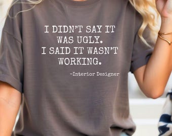 Innenarchitekt Shirt, Innendesign Geschenk, Geschenk für Innenarchitekt, Innenarchitekt Shirt, Innenarchitekt Geschenk