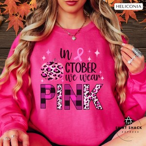 Moletom de conscientização sobre o câncer de mama de outubro