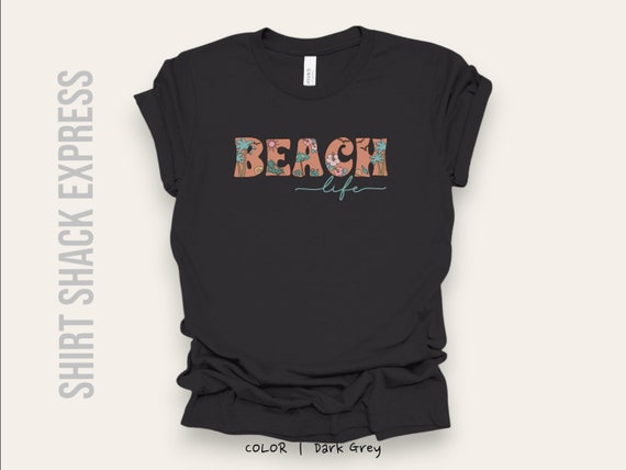 Summer beach tee unisex shirt for summer beachwear shirt gift for anyone shirt nautical beach themed shirt pool party shirt beach life shirt