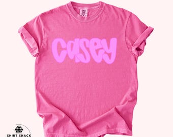 Camiseta con nombre personalizado / Camiseta con nombre personalizado / Camiseta Comfort Colors® personalizada, camiseta extragrande personalizada, camiseta personalizada, camiseta personalizable