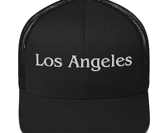 Los Angeles truckerhoed – LA mesh snapback pet – baseballpet Californië – West Coast Streetwear – Esthetisch reiscadeau voor mannen en vrouwen