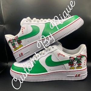 Customs AF1 “Mickey and Minnie Holiday inspired”