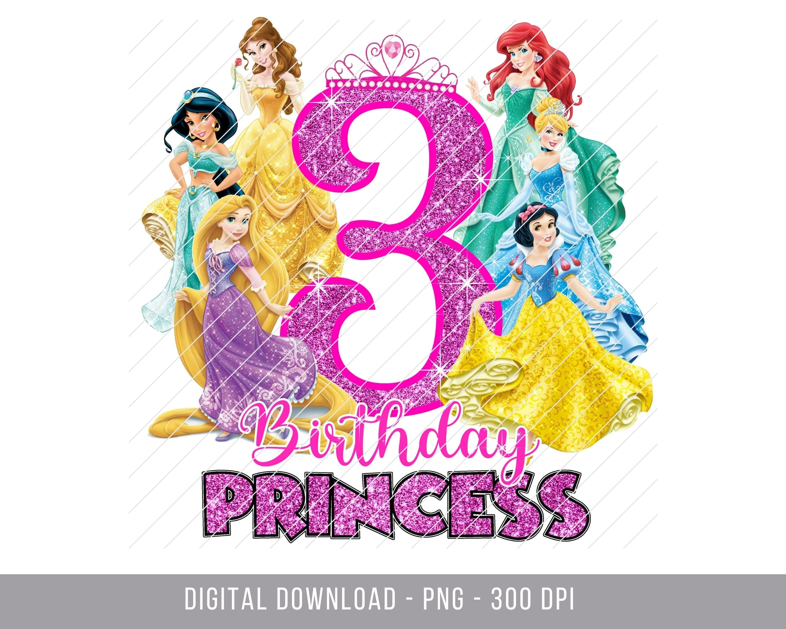 3rd Birthday Princess Svg UK