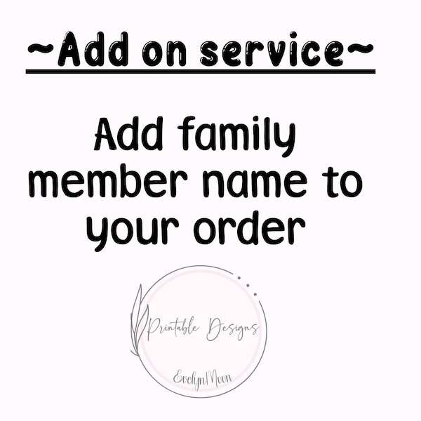 Add additional family member