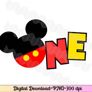 Birthday Boy Mickey PNG, I&#39;m One Mickey Mouse png, Mickey 1st Birthday Shirt, Mouse One Birthday, 1st Birthday Boy, Birthday Boy 1