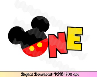 Birthday Boy Mickey PNG, I'm One Mickey Mouse png, Mickey 1st Birthday Shirt, Mouse One Birthday, 1st Birthday Boy, Birthday Boy 1