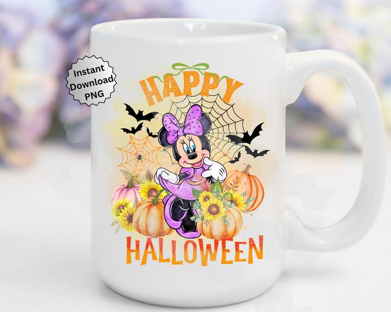 Happy Halloween Minnie PNG Trick or Treat Boo Crew Halloween