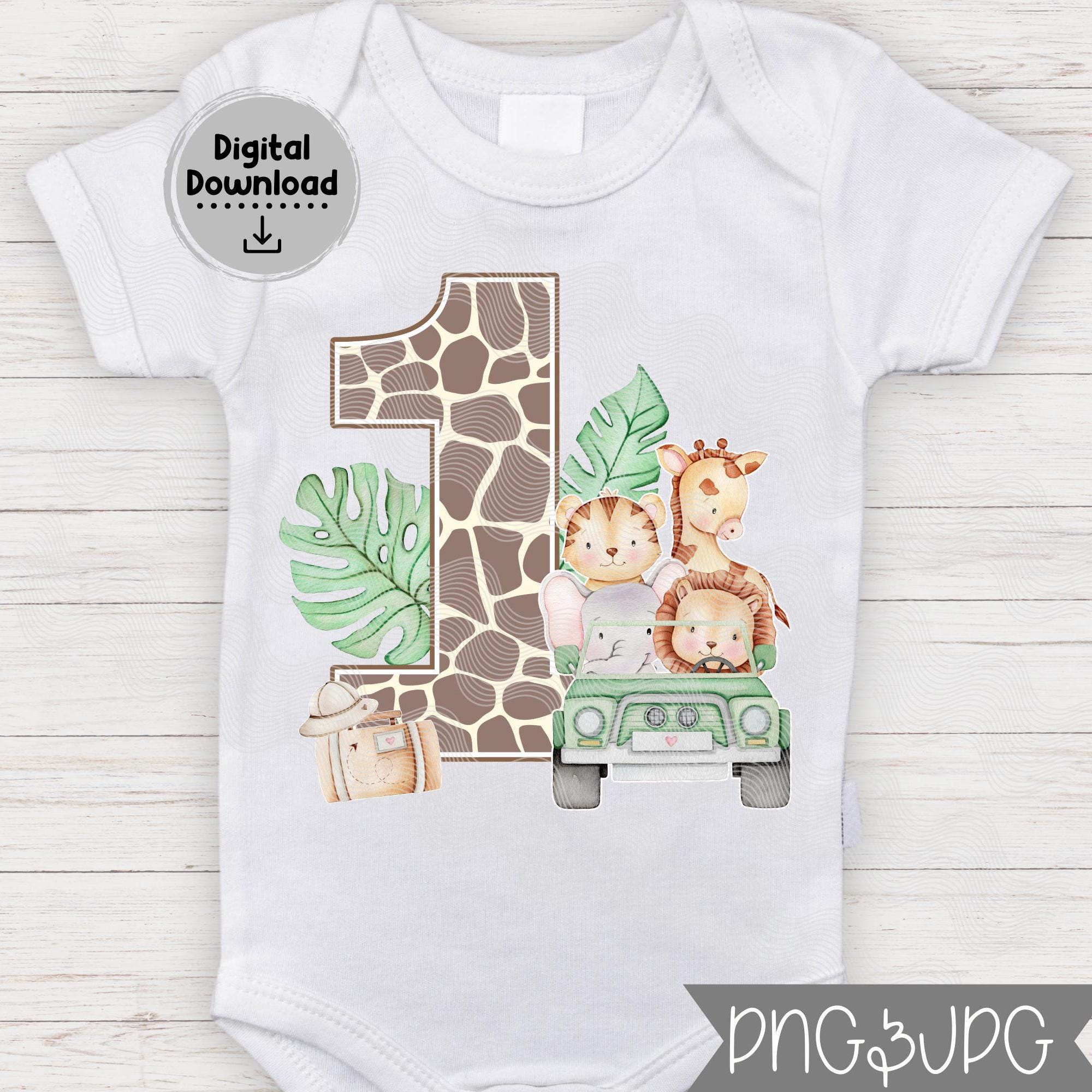 Wild One 1st Birthday PNG, Safari Animals 1st Birthday, Jungle Animals ...
