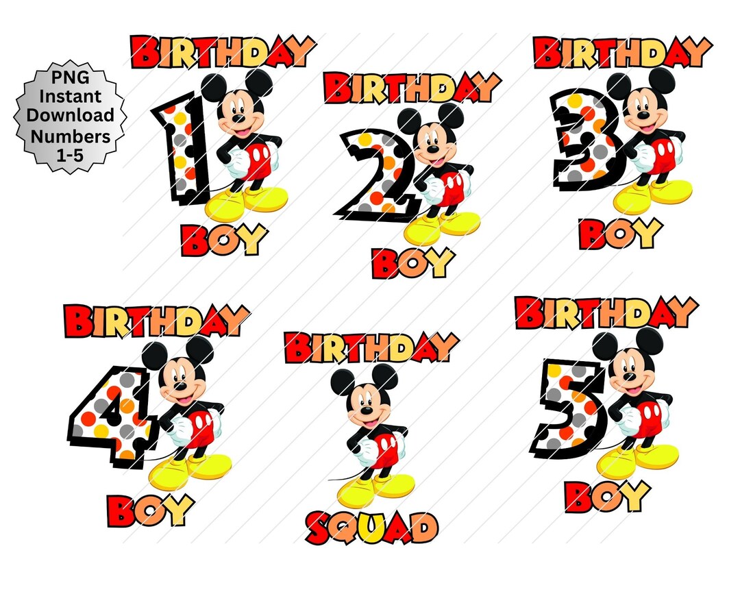 Birthday Numbers 15 Png, Sublimation Bundle Pack Birthday Boy