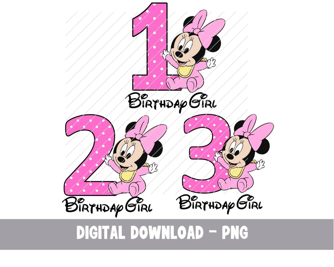 Pink Polka Dot Numbers for Sublimation, Birthday Bundle Pink Mouse Iron
