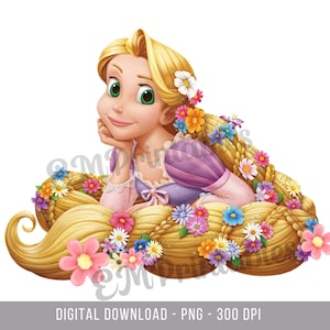 Tangled Cake Topper, Rapunzel Cake Topper, Tangled Birthday Decor, Princess  Cake Topper, Princess Birthday Decor 