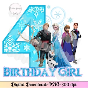 Frozen 4th Birthday - Up to 15% Off - Etsy