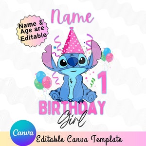Modèle de toile d'anniversaire de point modifiable, chemises d'anniversaire DIY pour la sublimation DTF, maman de la fille d'anniversaire, papa de la fille d'anniversaire