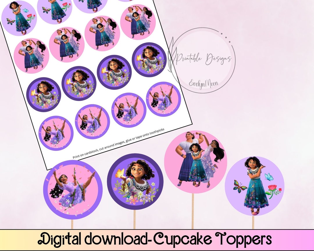 encanto-cupcake-toppers-diy-cupcake-toppers-cupcake-toppers-encanto-isabel-cupcake-toppers-instant-download-mirabel-cake-topper-etsy
