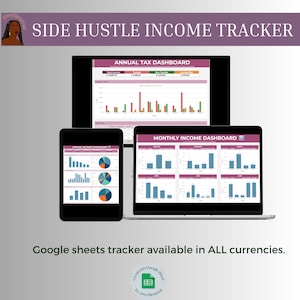Annual Side Hustle Income Tracker