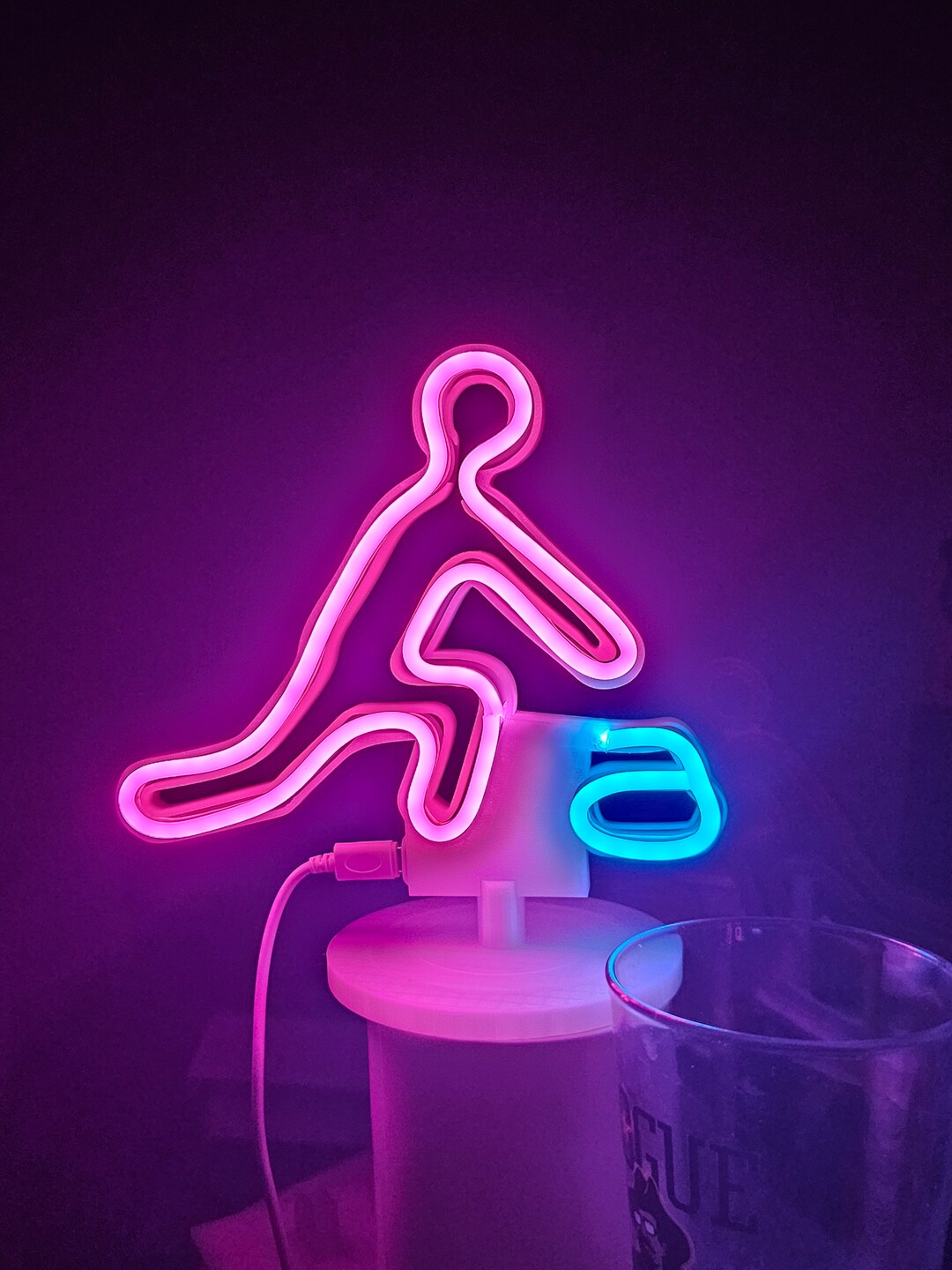 Handcrafted Neon LED Curler Light - Etsy