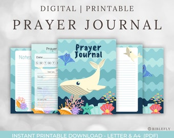 Kids Prayer Journal| Children's Prayer Diary| Youth Prayer Notebook| Kid-Friendly Devotional Journal| Christian Journal for Kids| Faith