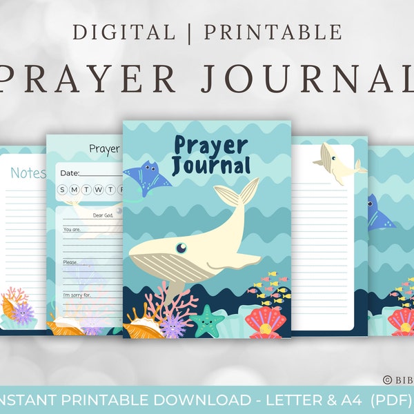 Kids Prayer Journal| Children's Prayer Diary| Youth Prayer Notebook| Kid-Friendly Devotional Journal| Christian Journal for Kids| Faith