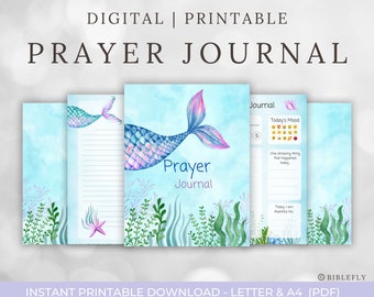 Kids Prayer Journal| Children's Prayer Diary| Youth Prayer Notebook| Kid-Friendly Devotional Journal| Christian Journal for Kids| Faith