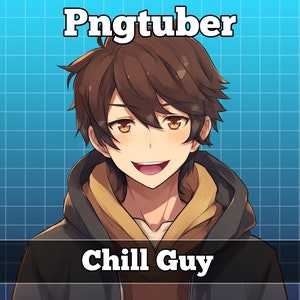 pngtuber, pngtuber macho, pngtuber prefabricado, pngtuber superposición, pngtuber twitch, pngtuber modelo, pngtuber activos, chaqueta de matón con capucha chill guy