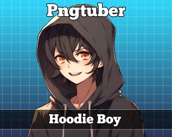 pngtuber, pngtuber macho, pngtuber prefabricado, pngtuber superposición, pngtuber twitch, pngtuber modelo, pngtuber activos, sudadera con capucha anime matón masculino