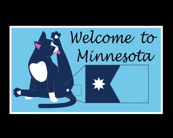 Welcome to Minnesota Vinyl Sticker