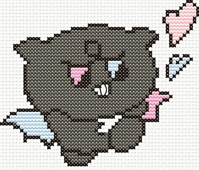 Kkamyo ATEEZ Wooyoung Mighteez Kpop Cross Stitch Pattern - Etsy